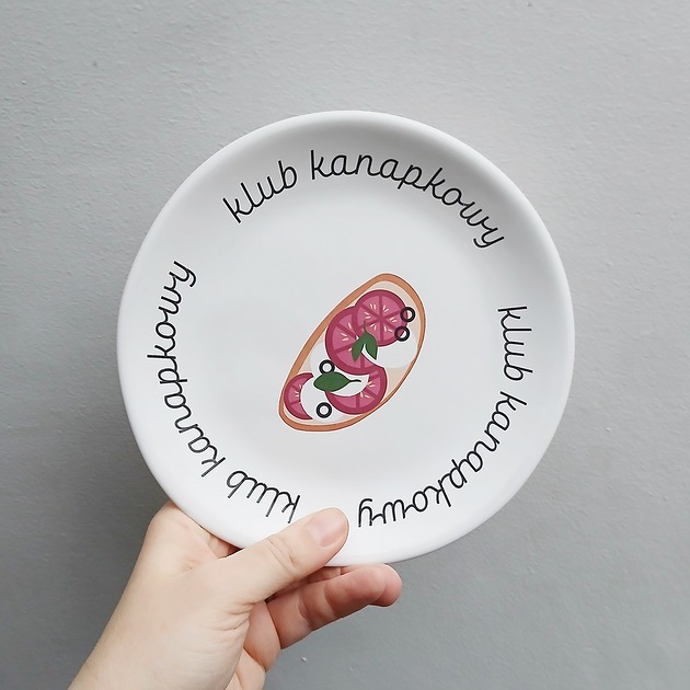 patery i talerze Talerz KLUB KANAPKOWY pomidory mozarella