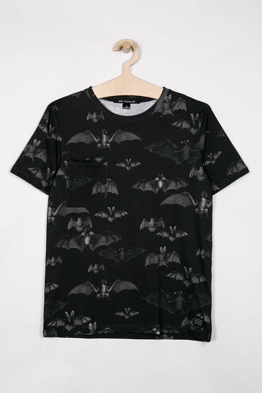 T-shirt czarne NIETOPERZE NO SUGAR WEAR