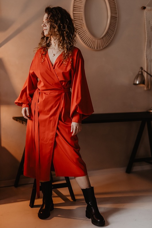 Sukienka MUNA / red BAMBA Concept