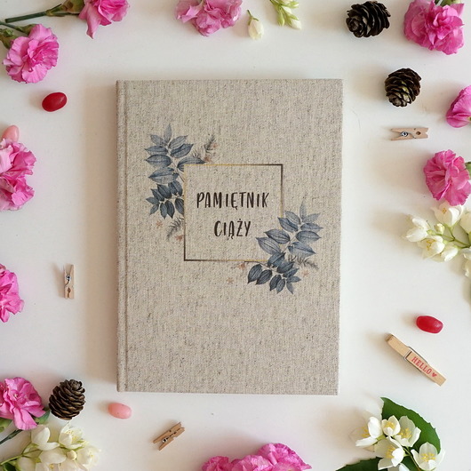 notatniki i albumy Pamiętnik ciąży  - Dziennik - Planner - Ciąża