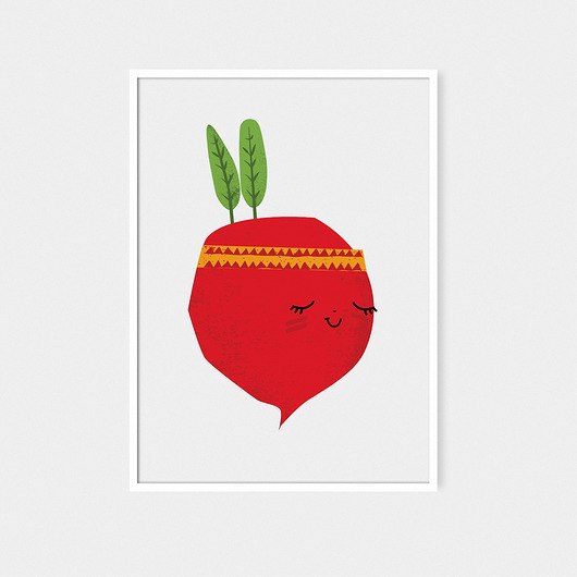 Waleczna Rzodkiewka | plakat A3 milostudio