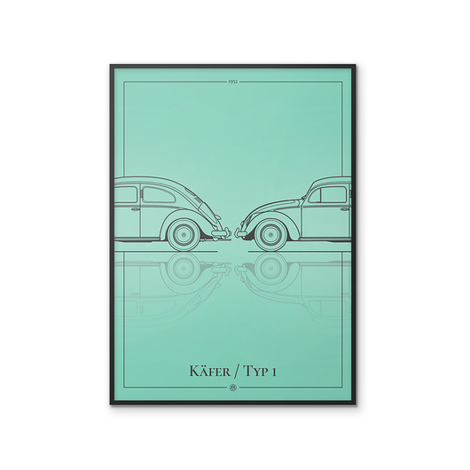 Plakat Motoryzacja - Garbus Peszkowski Graphic