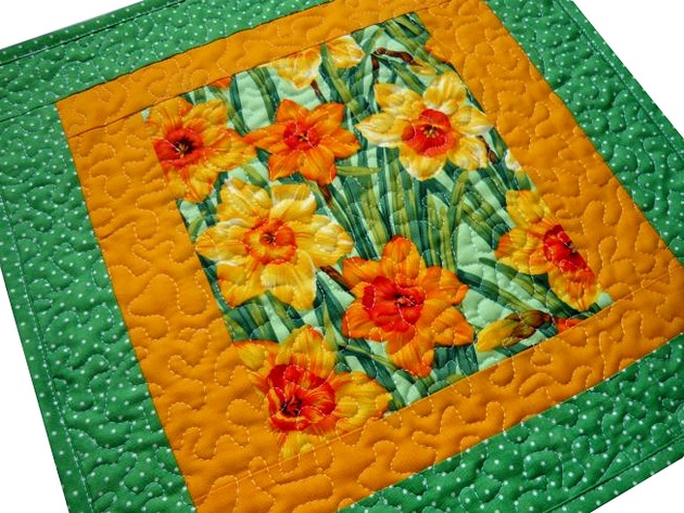 podkładki do kuchni Wiosna #3 -mata, obrusik patchwork