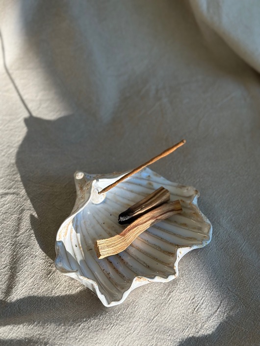 Podstawki pod kadzidełka Podstawka stojak na kadzidełko Muszla