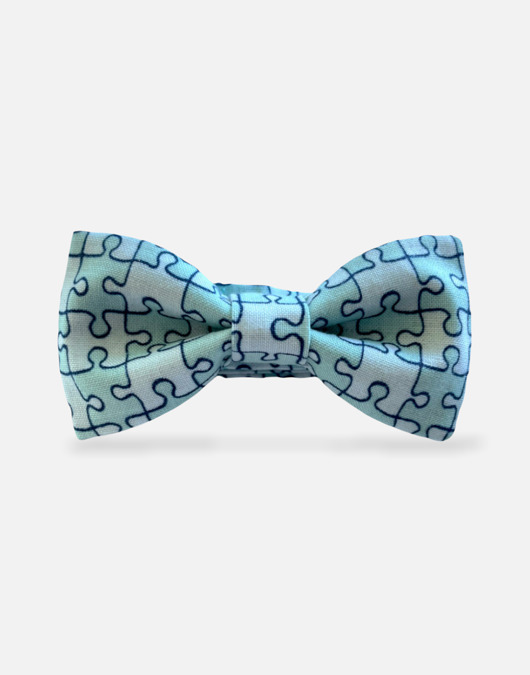 Mucha dziecięca puzzle niebieska Zdunetti