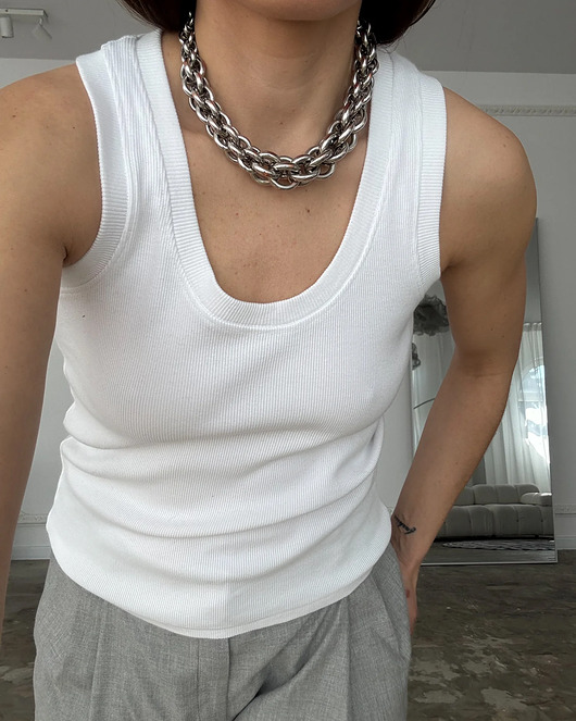 topy damskie Bokserka Soma white