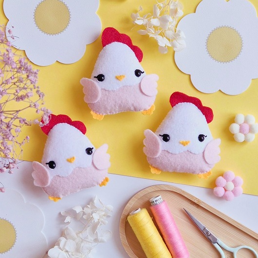 ozdoby wielkanocne Wielkanocne kurki dekoracja