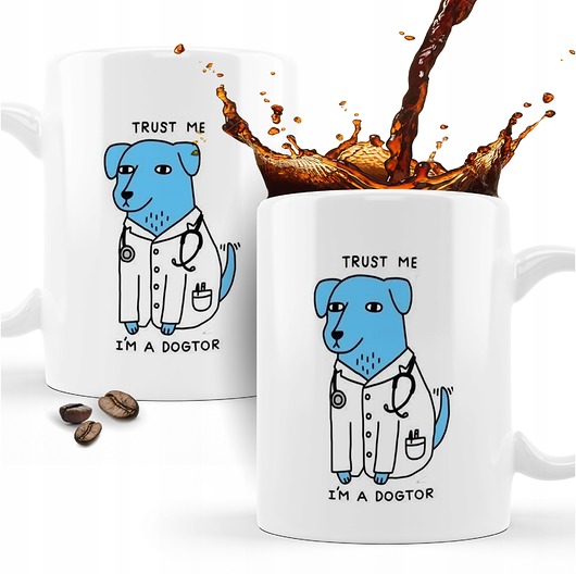 kubki Kubek prezent "Dogtor" dla doktora