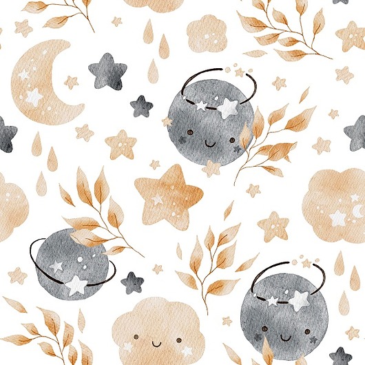 naklejki ścienne do pokoju dziecka Tapeta Dreamy Moon 2 53cmx10  PZ