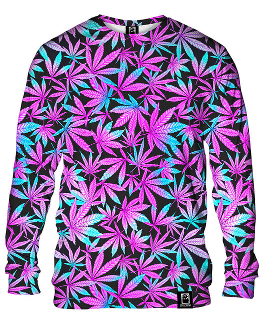 bluza bez kaptura damska Bluza Bez Kaptura Damska DR.CROW Cannabis