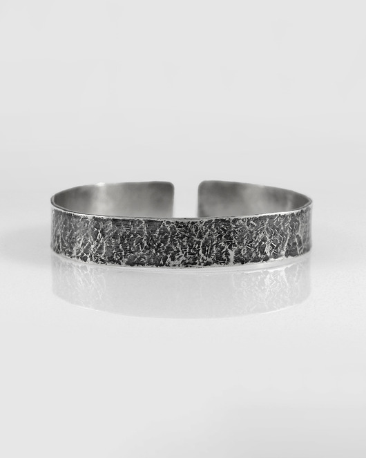 biżuteria męska Kamień - srebrna bransoletka - outlet