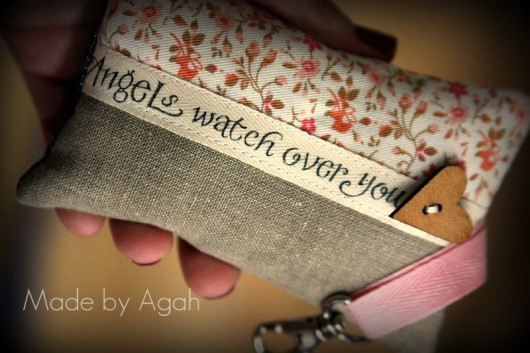 Brelok  &quot;Angels watch over you&quot; made by agah