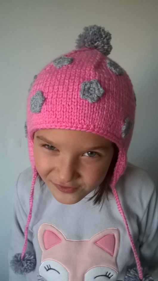 Radosna czapka - uszatka dla dzieci Handymadegirl