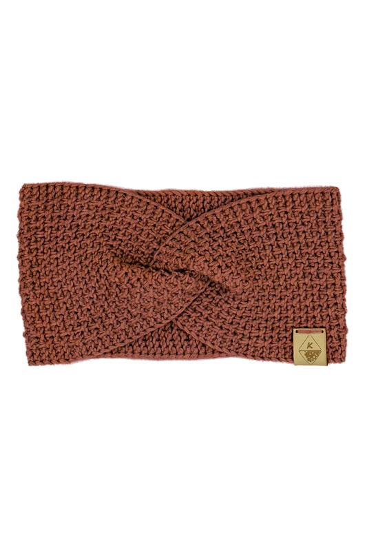 opaski do włosów Opaska turban - Ciemna Miedź