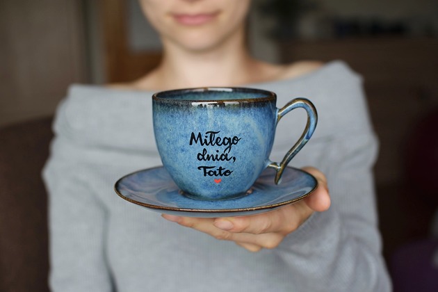 Filiżanka Morska ceramiczna 270ml Ceramika Ciepliki