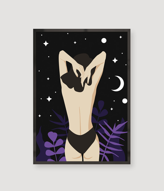 grafiki i ilustracje Nocą