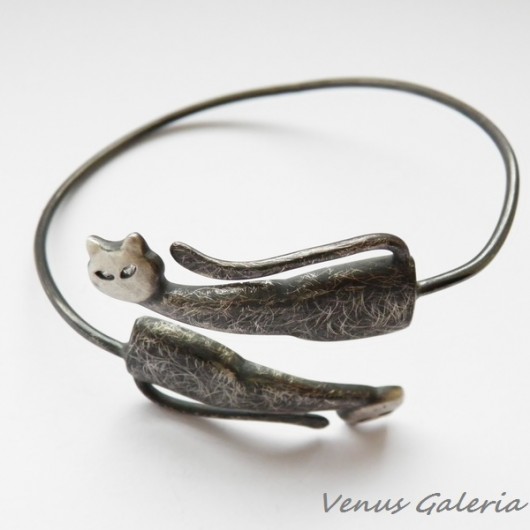 Dwa koty bransoletka VENUS GALERIA