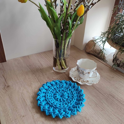 podkładki do kuchni Podkładka boho pod kubki 20cm