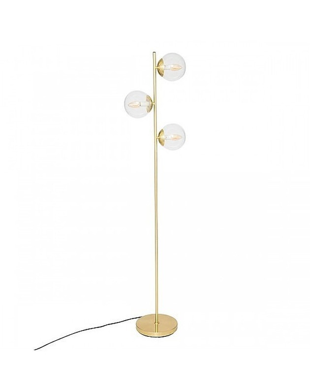 lampy podłogowe Lampa Podłogowa Lampa Stojąca Industrial Gold 162 cm