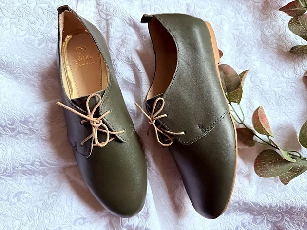 buty męskie Oryginalne skórzane buty damskie typu Oxford