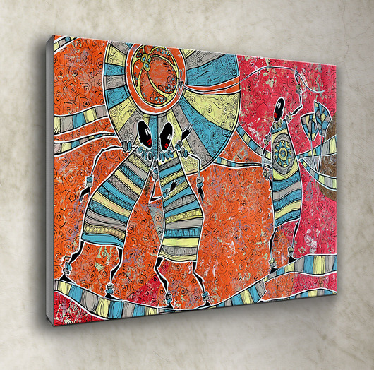 obrazy Dzień wielkich plotek. Giclee