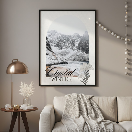 plakaty Plakat Crystal winter