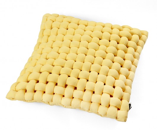 Poduszka Bawełniana YELLOW WEAVE OhooStyle