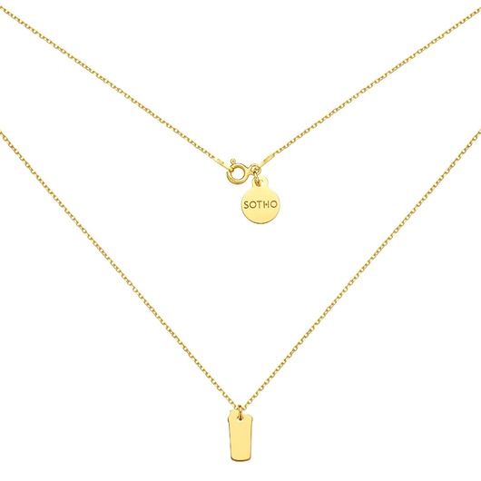 srebrne naszyjniki Złoty naszyjnik z shakerem