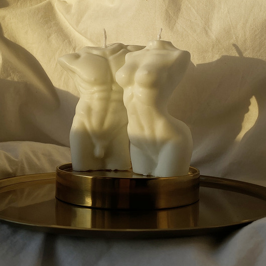 DUET Świece body WOMAN and Man The Lovis