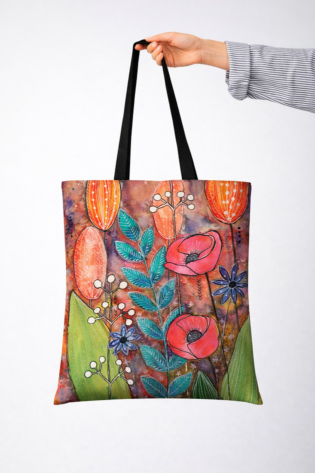 torby na zakupy Torba ekologiczna. Łąka