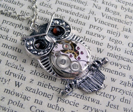 Mechaniczna sowa 108 Zegarynki