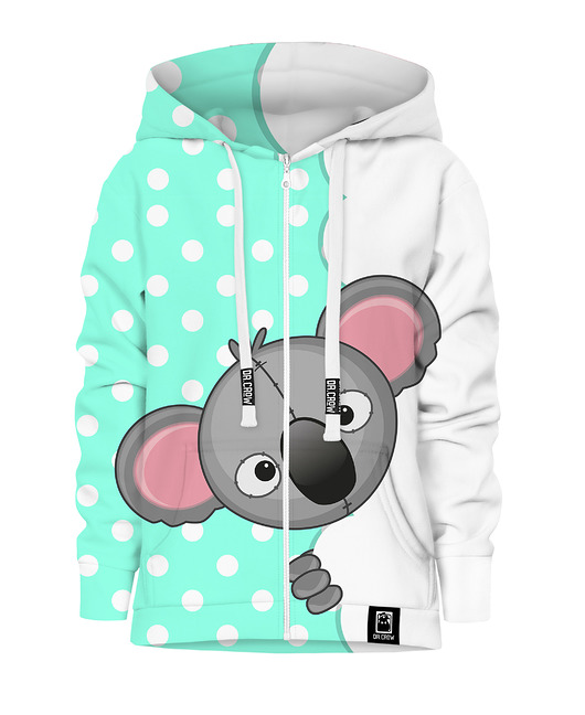 bluzy dla dziewczynki Bluza Zamek Dziewczynka DR.CROW Coala