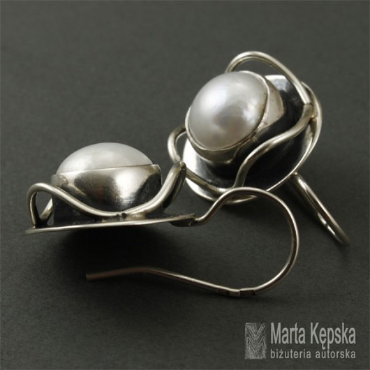 z perłą - kolczyki Marta Kepska