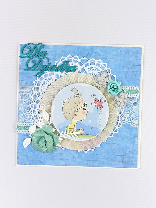 kartki scrapbooking Kartka na Dzień Dziadka