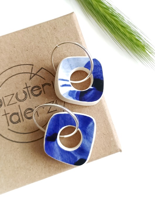 kolczyki ceramiczne Kolczyki ceramiczne Włocławek koła dwustronne