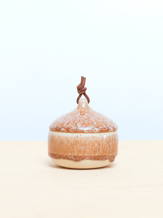pojemniki kuchenne Pojemniczek Ceramiczny - solony karmel