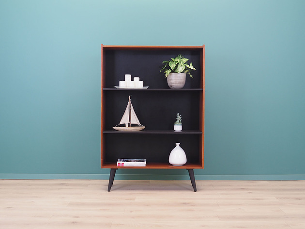 regały i półki Regał tekowy, duński design, lata 70, produkcja: Dania