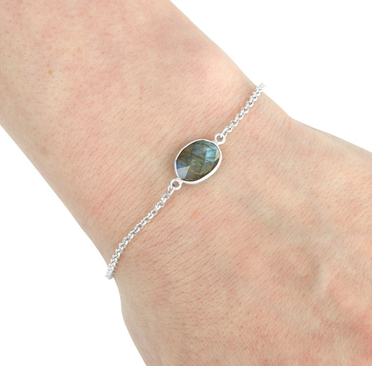 bransoletki z kamieni naturalnych My Precious - Labradorite oval.