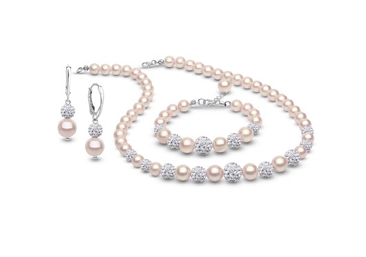 3-częściowy komplet pereł stopniowanych KPS13 Coccola JEWELLERY