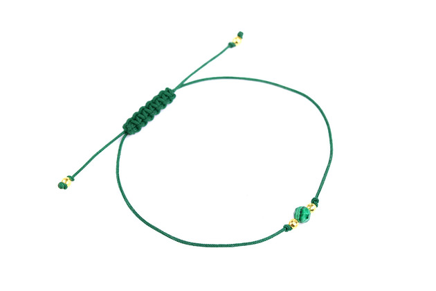 Bransoletka Szczęścia Malachit Brazi Druse Jewelry