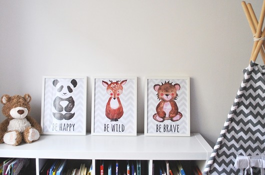 3 plakaty dla dzieci / TO BE A3 Well Wall