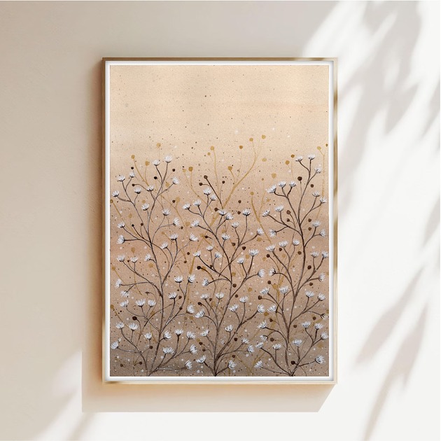 obrazy Oryginalna akwarela. Łąka A4