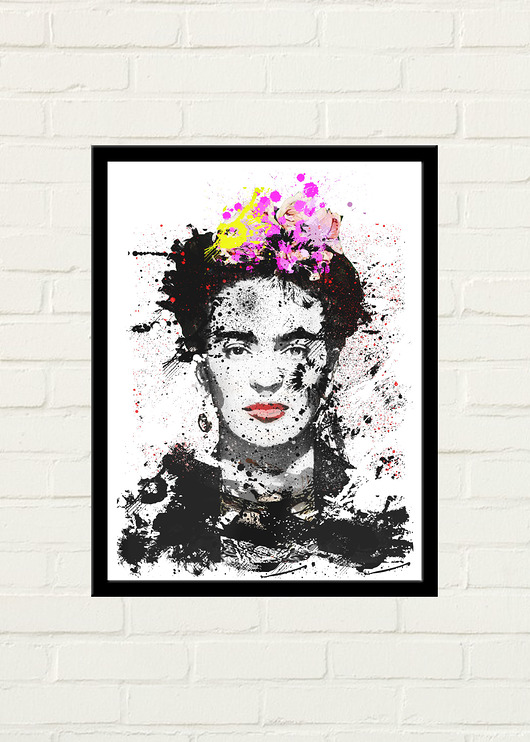 Frida Painted Plakat GAU Home