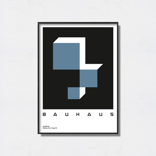 plakaty Bauhaus Art Exhibition Poster