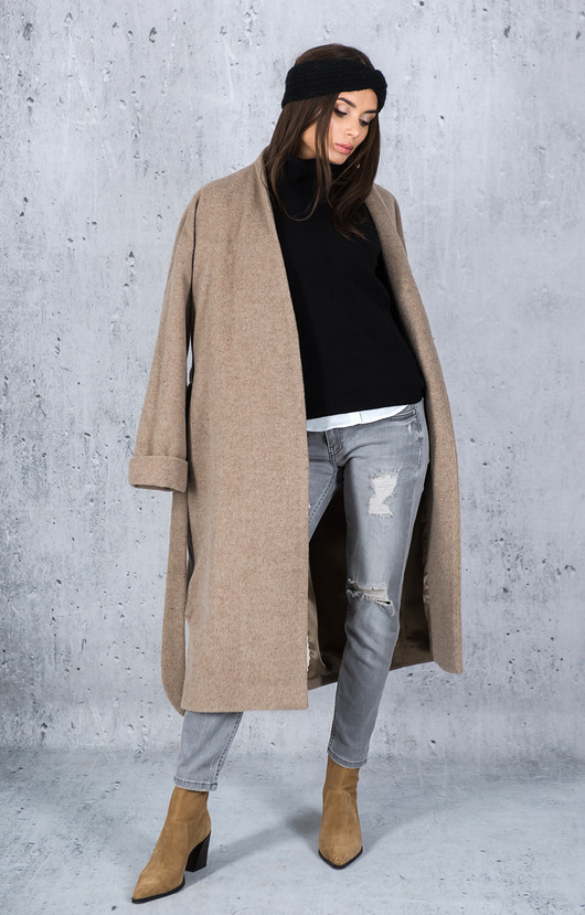 Płaszcz wełniany WOOL& SAND Peschka clothes
