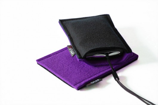 Etui black&violet moo studio