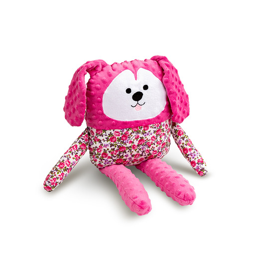 Piesek minky ROZI róż Puga Bags