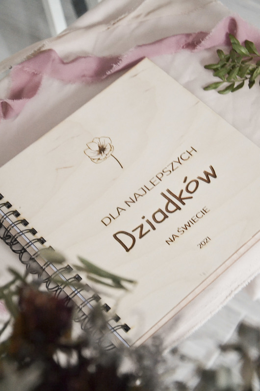 akcesoria dziecięce - różne Drewniany album wspomnień dla Dziadków