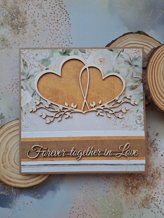 zaproszenia i kartki na ślub Kartka ślubna dla obcokrajowców (koperta)