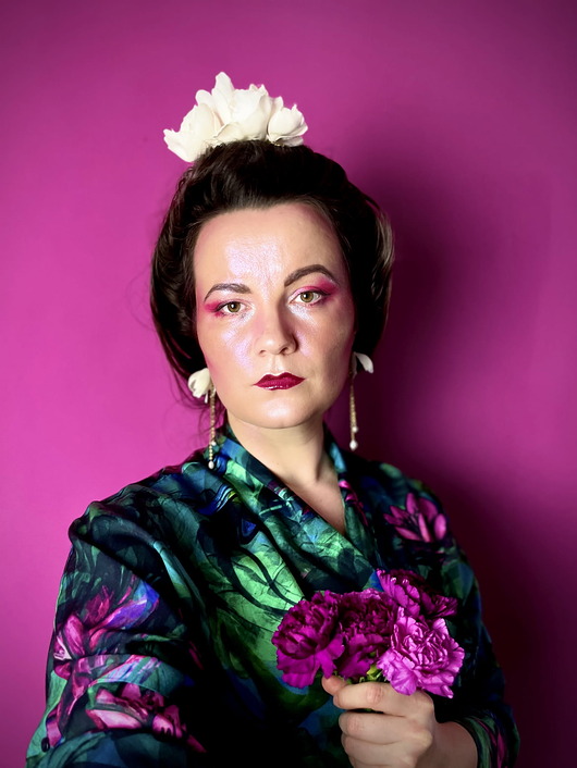 szlafroki damskie KIMONO turkus / szlafrok / kopertowa sukienka, autorski wzór 100% wiskoza